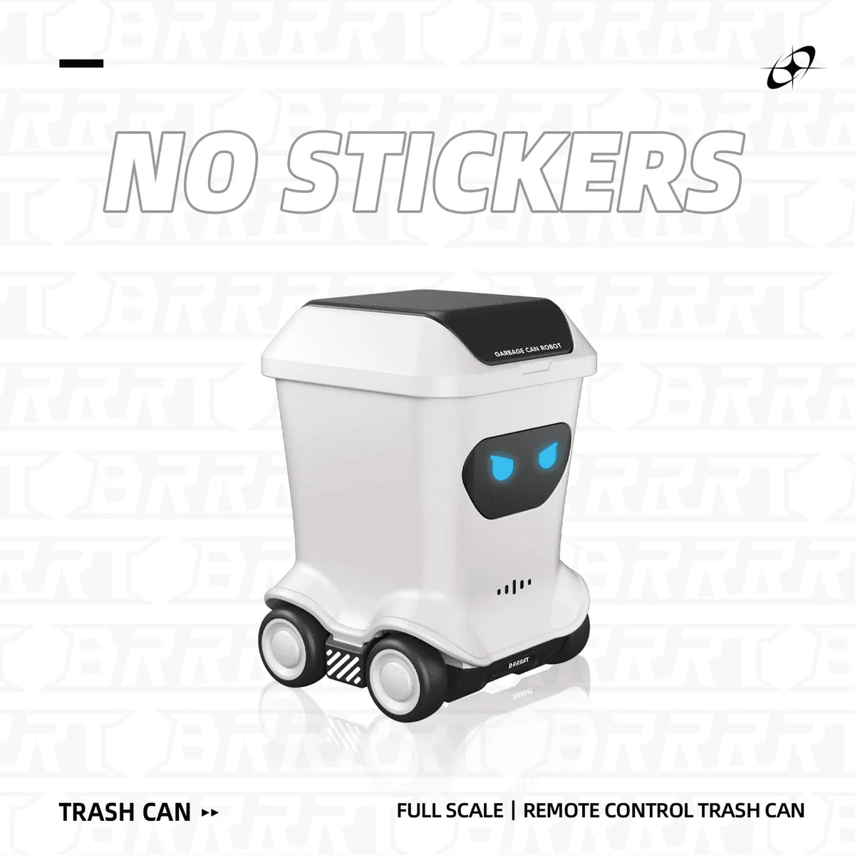 BRRRRT Mini RC Trash Can Toy