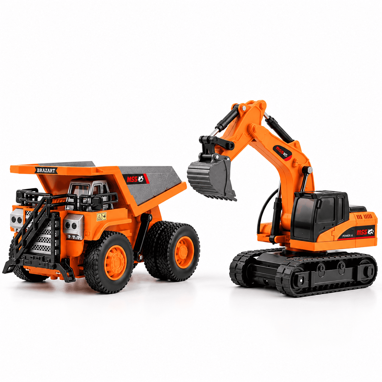 Mini RC Dump Truck and Mini RC Excavator