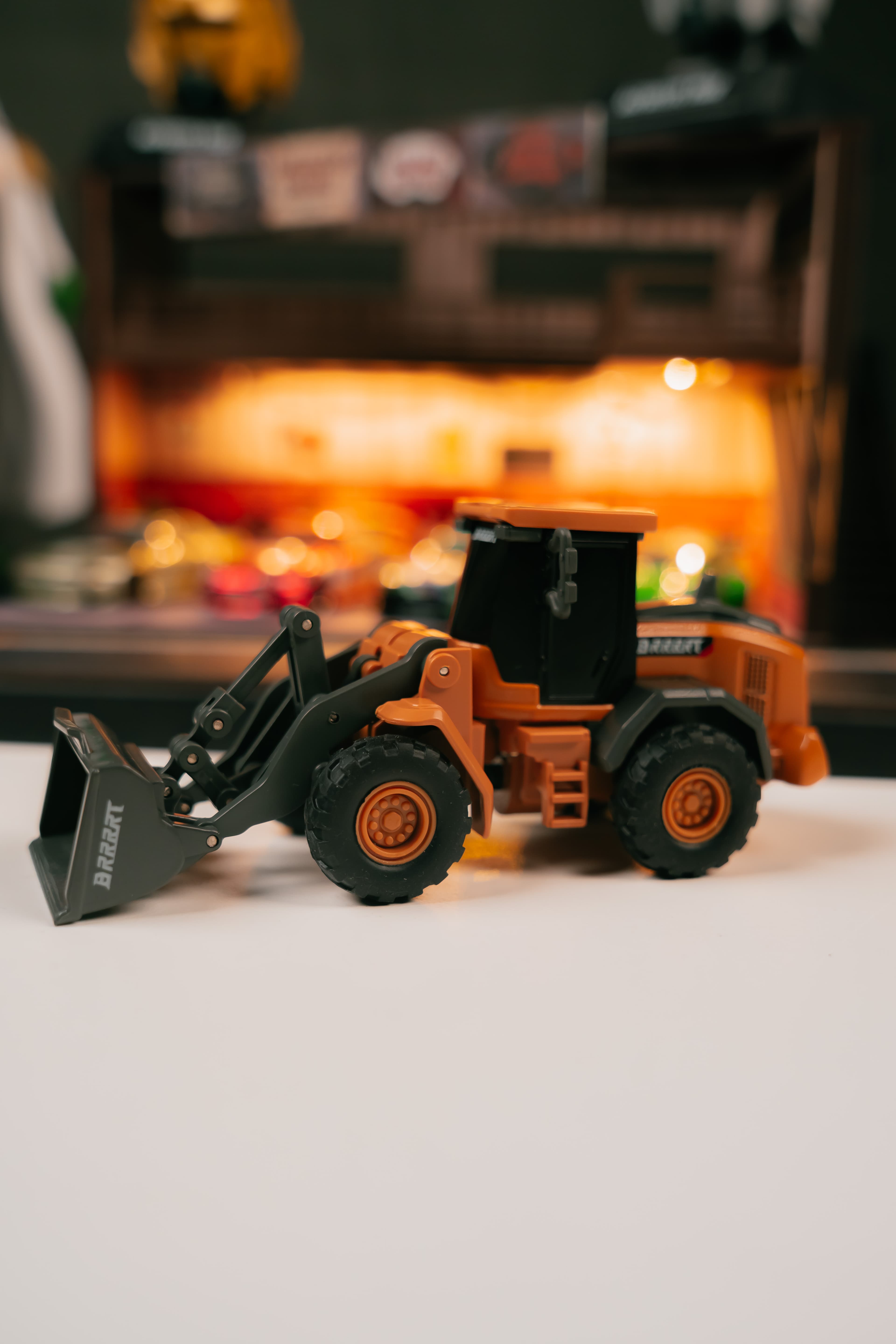BRRRRT 1:64 Mini RC Bulldozer, 8-Channel Full Proportional Push and Lift Blade — view 4